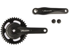 Miranda crankstel Alfa 1 38t 3/32“ 170mm alu/staal zwart