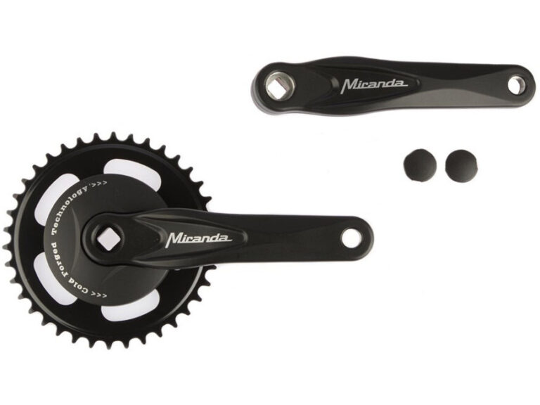 Miranda crankstel Alfa 1 38t 3/32“ 170mm alu/staal zwart