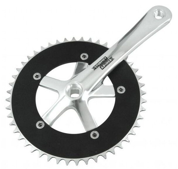 Sturmey Archer crankstel zilv. 1/8" 46T 170mm FCT26 (SA)