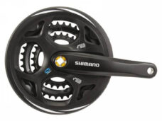 Shimano crankstel Altus M311 48-38-28T 175mm +CG KK Zwart