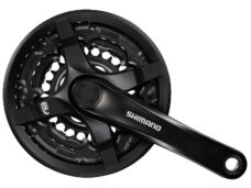 Shimano crankstel Tourney TY-501 6/7/8v 175mm zwart