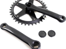Crankstel 36T zwart 127mm
