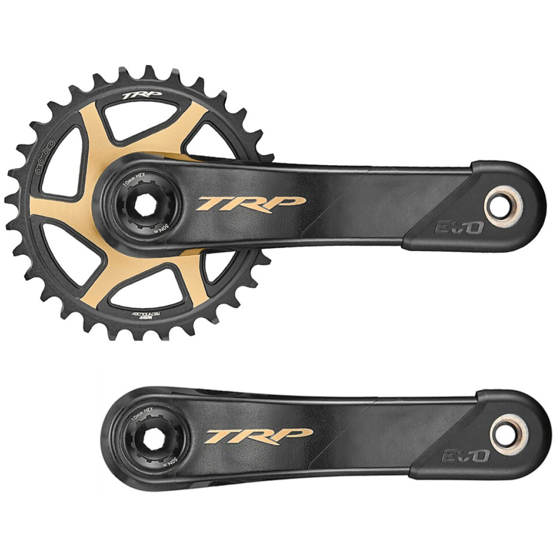 TRP Crankstel goud