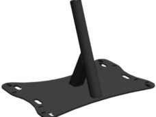 Steco adapter voor voorzitje bakfiets mat zwart