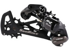 SunRace achterderailleur 12V medium kooi direct zwart