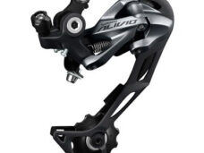 Forcellino del deragliatore Shimano Alivio ERDM3100SGS a 9 velocità, colore nero