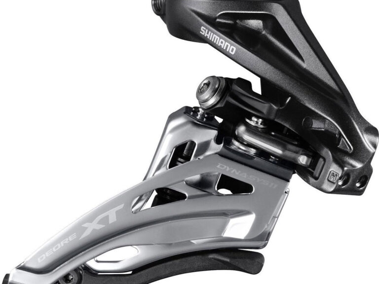 Shimano voorderailleur Deore XT 11v dubbel klemband