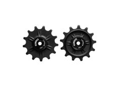 Elvedes set derailleurwieltjes 2x13T 12V afgedicht zwart