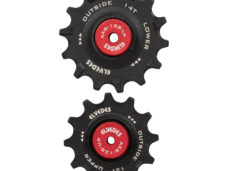 Elvedes set derailleurwieltjes 12T+14T keramisch