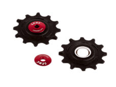 CEMA derailleurwieltjes RVS SRAM 10/11v PVC zwart
