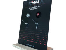 CEMA toonbankdisplay derailleurwieltjes / pulleys