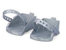 Polisport set voetenbakjes Bubbly mini zilver