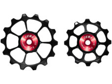 CEMA derailleurwieltjes full keramisch Dura Ace 12v zwart