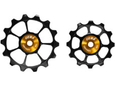 CEMA derailleurwieltjes keramisch Shimano 12v zwart