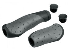 Ergotec handvatset Ohio 135/95mm zwart/grijs