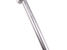 Ergotec zadelpen Alu. zilver  31.2 setback 18mm