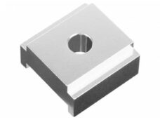 Ergotec verlengplaat tbv middenstandaard +bout zilver