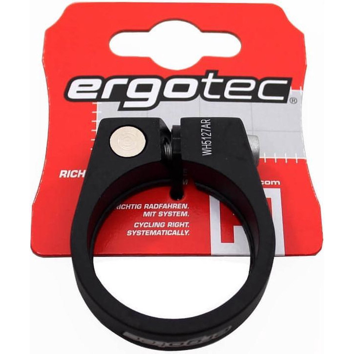 Ergotec Zadelpen mat zwart