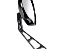 Ergotec spiegel M-99 groot kort aluminium zwart