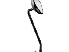 Ergotec Spiegel Klein M-88L Lang Aluminium zwart
