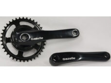Crankstel Gazelle LH 38T zwart gesloten kettingkast