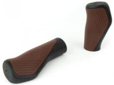 Widek handvatset City Ergo 90/120mm zwart/bruin