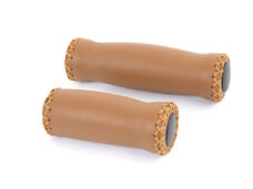 Velo handvatset 92/127mm leer bruin
