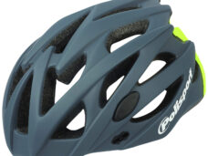 Polisport helm Twig mat grijs/ fluo geel L 58-61cm easy-lock