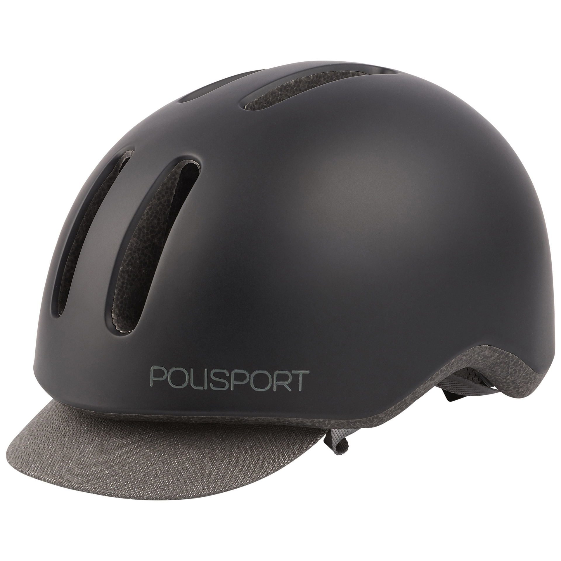 Polisport Fietshelm mat zwart