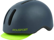Polisport helm Commuter mat grijs/fluo geel L 58-61cm