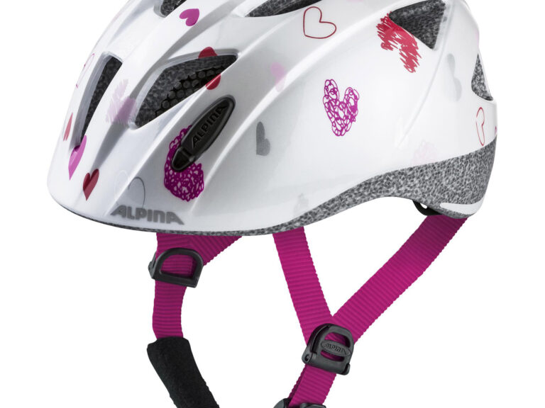 Alpina Sports kinderhelm Ximo White Hearts 47-51 glans