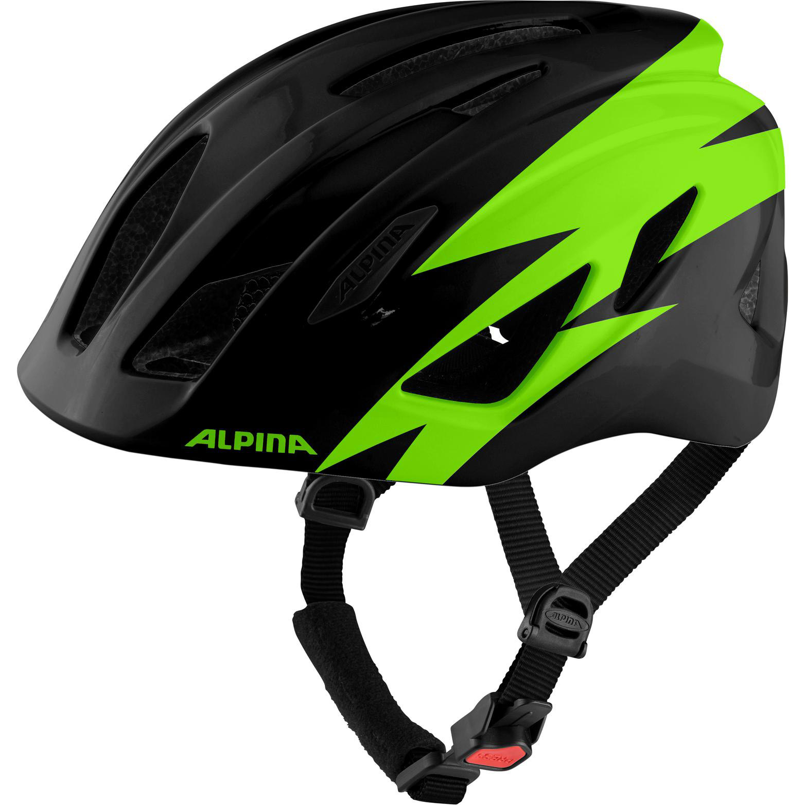 Alpina Fietshelm glans zwart