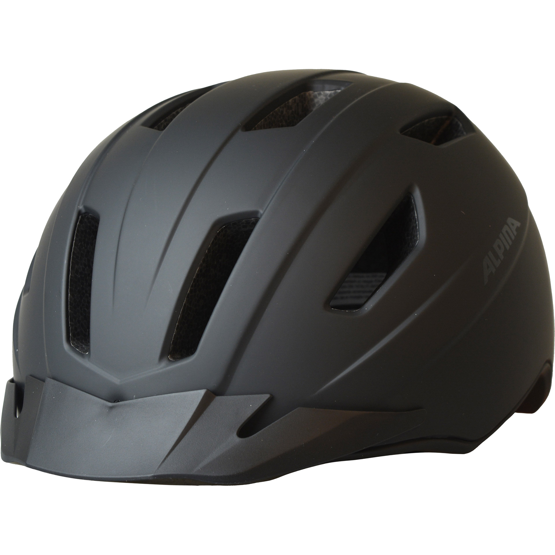 Alpina Fietshelm mat zwart