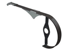 Hebie kettingscherm 38-42tds 195mm 0394 alu zwart