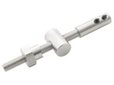 Elvedes trommeltapeind M6mm scooter messing (10) ELV9017