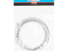 Elvedes rem buitenk 5mm zilver (10m) gevlochten 182038-10