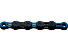 KMC ketting 1/2-11/128 116  10V DLC10 zwart/blauw