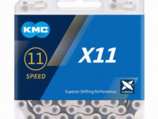 KMC ketting X11 1/2x11/128" 114L 11v zilver/zwart
