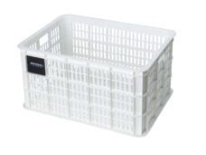 Basil fietskrat L gerecycled kunststof 40l wit