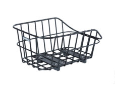 Basil mand Cento alu WSL achtermand 22L zwart 11277