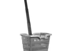 Roto Romeo mand afneembaar grijs + telescopische handle