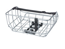 Basil Portland fiets mand achter MIK 25L chroom