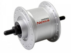 Shimano naafdynamo 36g vaste as 6V 2.4W DHC3000 zilver