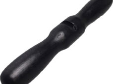 SapO los ergonomisch handvat hout zwart met slanginkeping