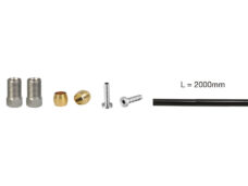 Elvedes 2m remslang p.v. Shim. SM-BH 90 zw.+ parts (M8x0.75)