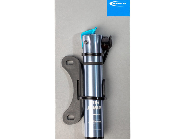 Schwalbe SOS pomp max. 85psi / 6bar met frame houder