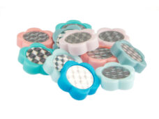 PexKids spaakkralen bloemetjes 4 kleuren (12st)