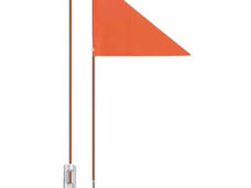IceToolz fiberglas vlag oranje 150 cm
