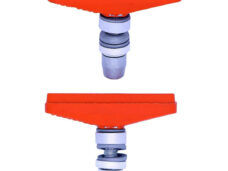 Koolstop remschoenen Tuff Composite Threaded oranje