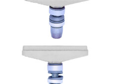 Koolstop remschoenen Tuff Composite Threaded wit